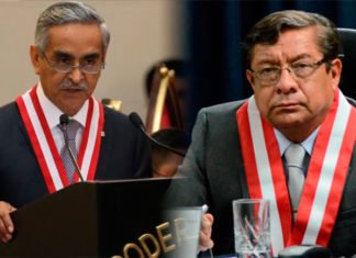 Renuncian presidentes del Poder Judicial y Consejo de Magistratura de Perú