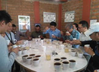 Delegación de Compradores de Café de Taiwán de visita en Honduras