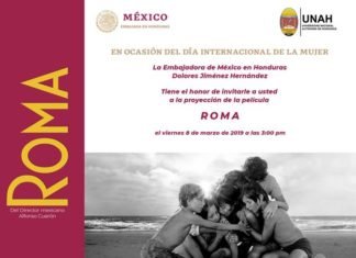 Película Roma será exhibida en la UNAH auspiciada por la embajada de México