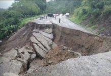 Honduras incomunicada con El Salvador y Guatemala por falla en carretera