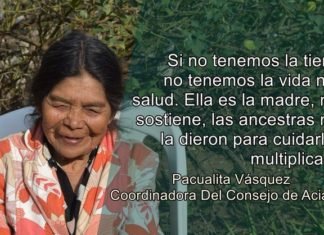 Pascualita: genuina representante de los defensores de sus tierras