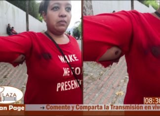 En la Honduras de aqui. Policía dispara contra defensores del agua en Tegucigalpa