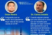 Revuelo que causó Omar Rivera, vocero de JOH por las camas encontradas sin un tan solo equipo, ni personal sanitario