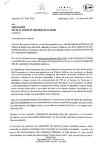 Motivado por el ambiente desfavorable renuncia director del Laboratorio