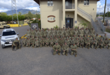 Compañía de Policia militar de la guardia Guardia Nacional de Puerto Rico llega a Soto Cano
