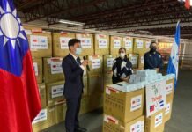 Taiwán dona un millón de dólares y 500 mil mascarillas a COPECO