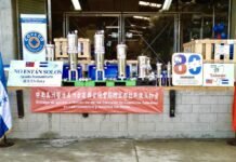 Cámara de Comercio Taiwanés de Latinoamérica y América del Norte dona máquinas potabilizadoras de agua para damnificados de Eta e Iota