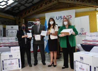 La Embajada de los Estados Unidos de América en Tegucigalpa, Honduras, anuncia una nueva donación a Honduras de 504,000 jeringas pediátricas y 220,000 viales de dilución.