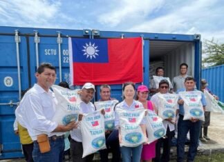 Taiwán entrega a SEDESOL 500 toneladas de arroz para damnificados por lluvias